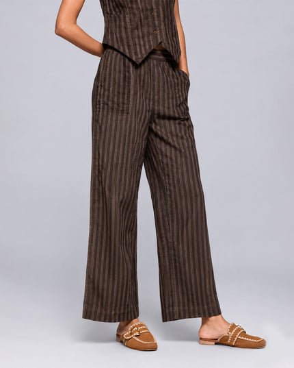 Olive Corduroy Vest Pant