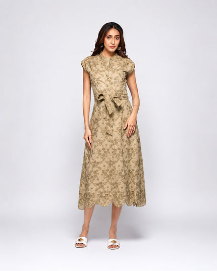 Fern Back-Cut Dress