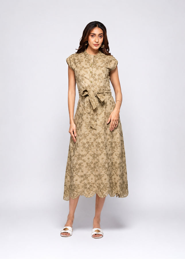Fern Back-Cut Dress