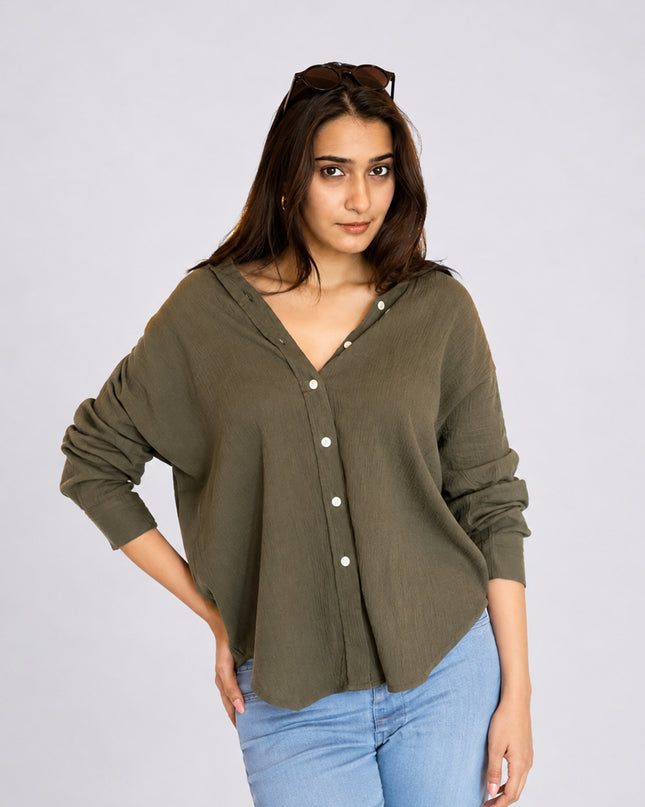 Seaweed Oversized Shirt