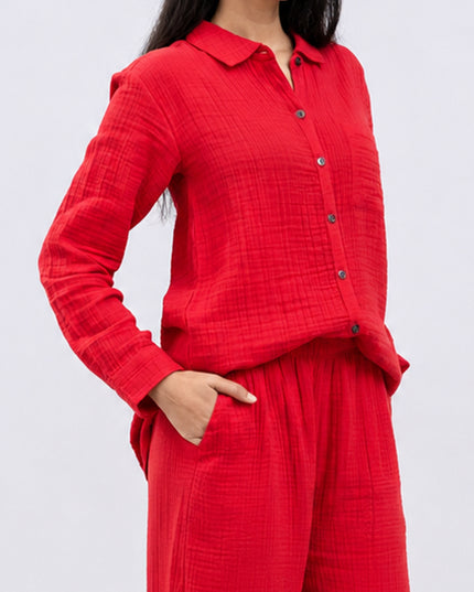 Soft Crimson Shirt