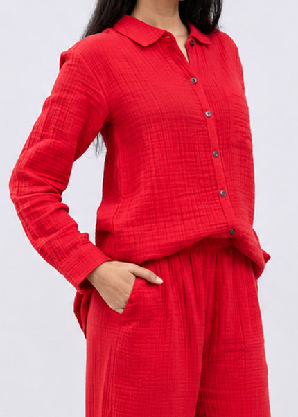 Soft Crimson Shirt
