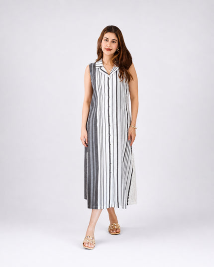 Monochrome Muse Dress