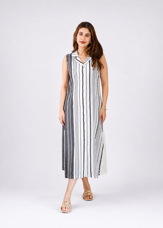 Monochrome Muse Dress
