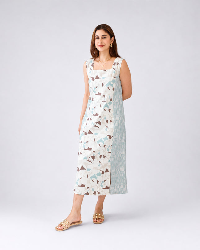 Baby Blue Patch Dress