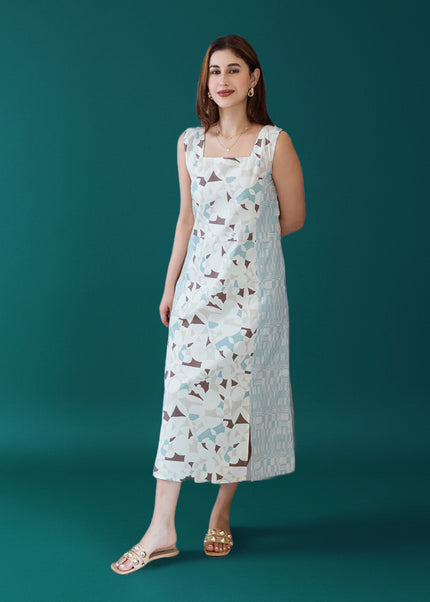 Baby Blue Patch Dress