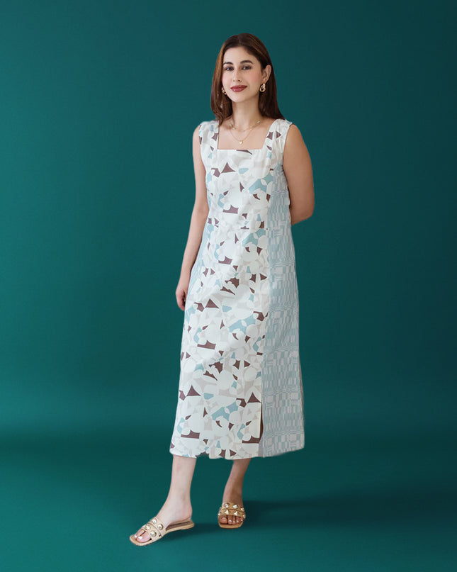 Baby Blue Patch Dress