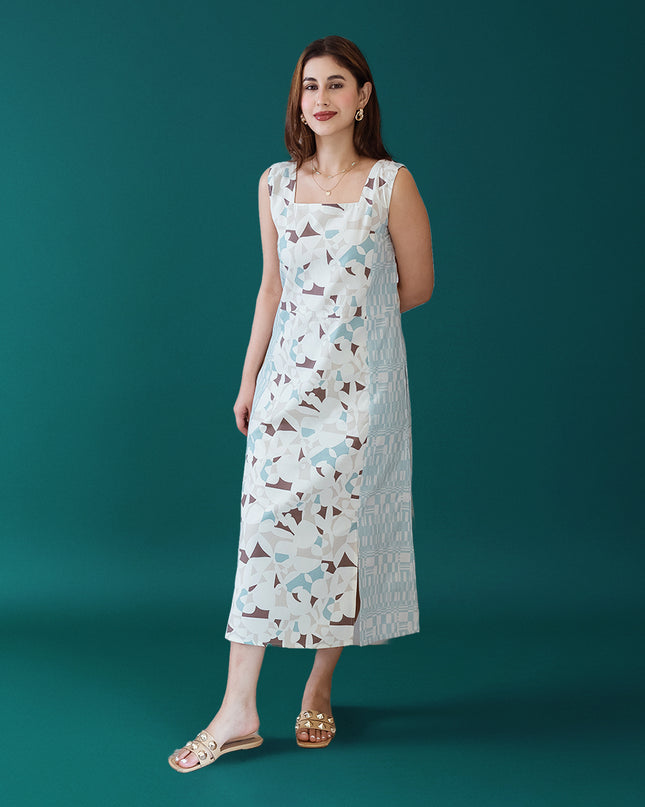 Baby Blue Patch Dress