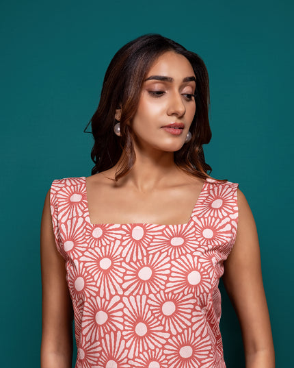 Aura Printed Dress