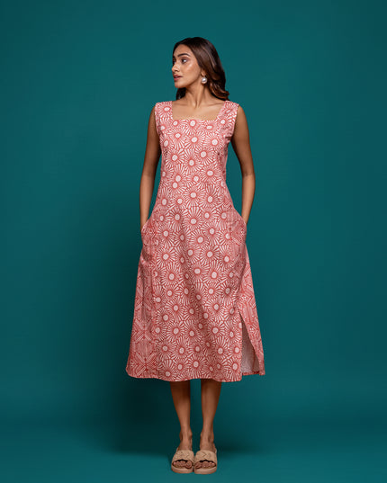 Aura Printed Dress