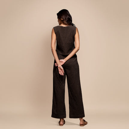 Olive Corduroy Vest Co-Ord