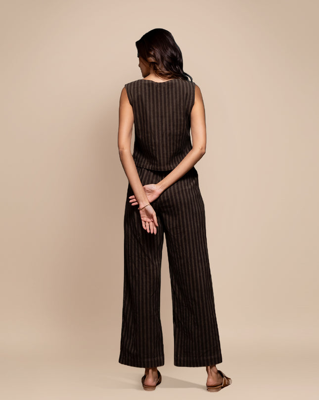 Olive Corduroy Vest Co-Ord