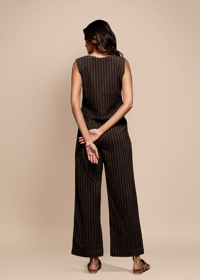 Olive Corduroy Vest Co-Ord