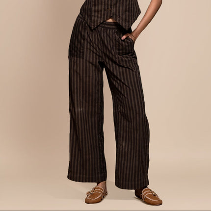 Olive Corduroy Vest Pant