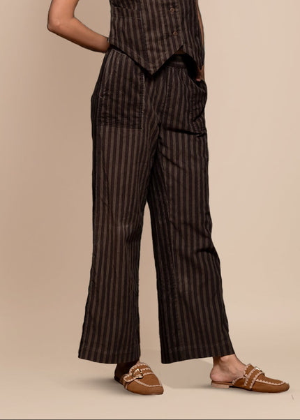 Olive Corduroy Vest Pant