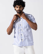 XS / Blue Stripe