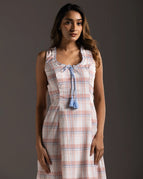 XXS / Blush Pink Check
