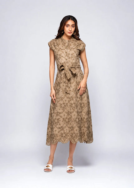 Fern Back-Cut Dress