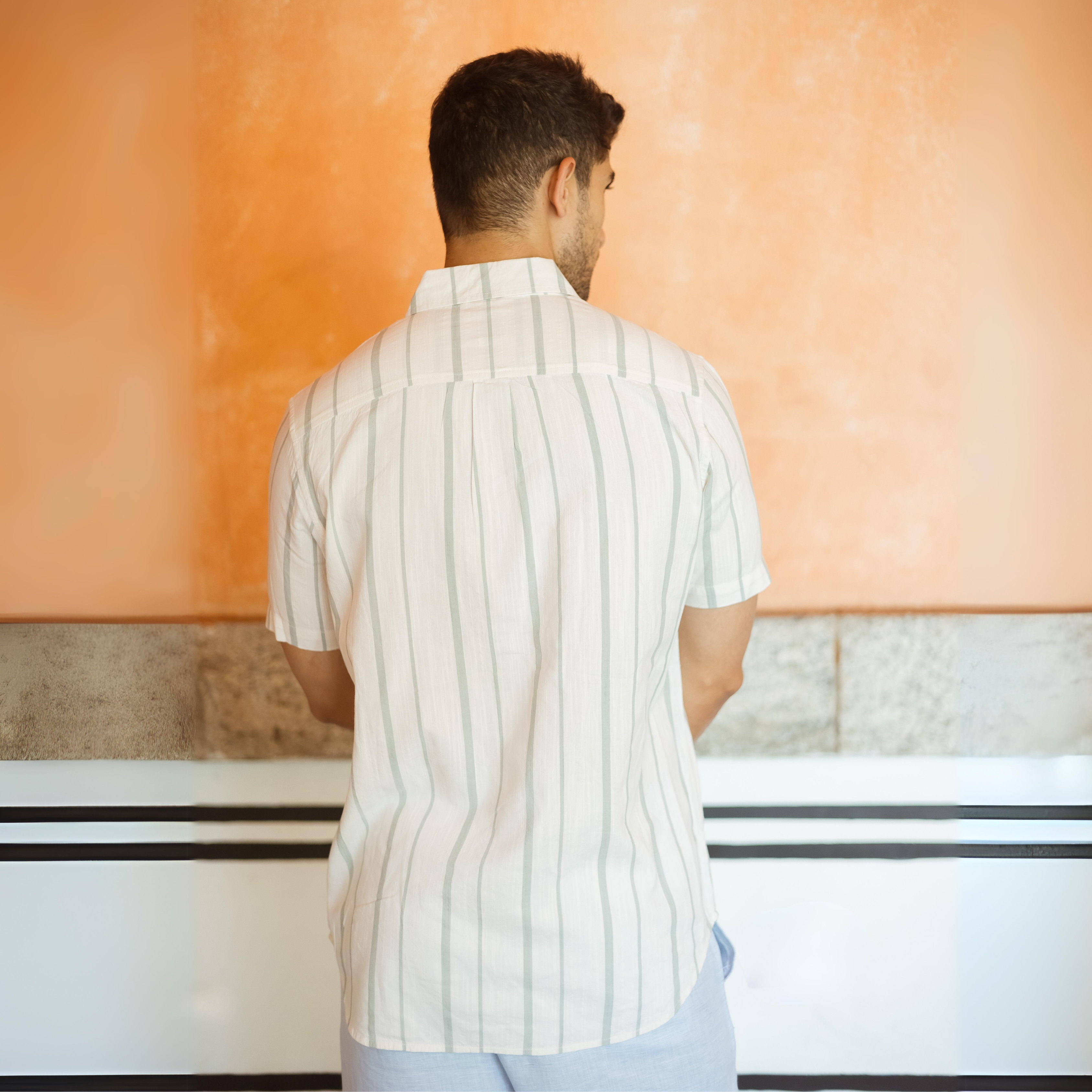 Mint Striped Shirt