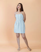 Light Blue Striped