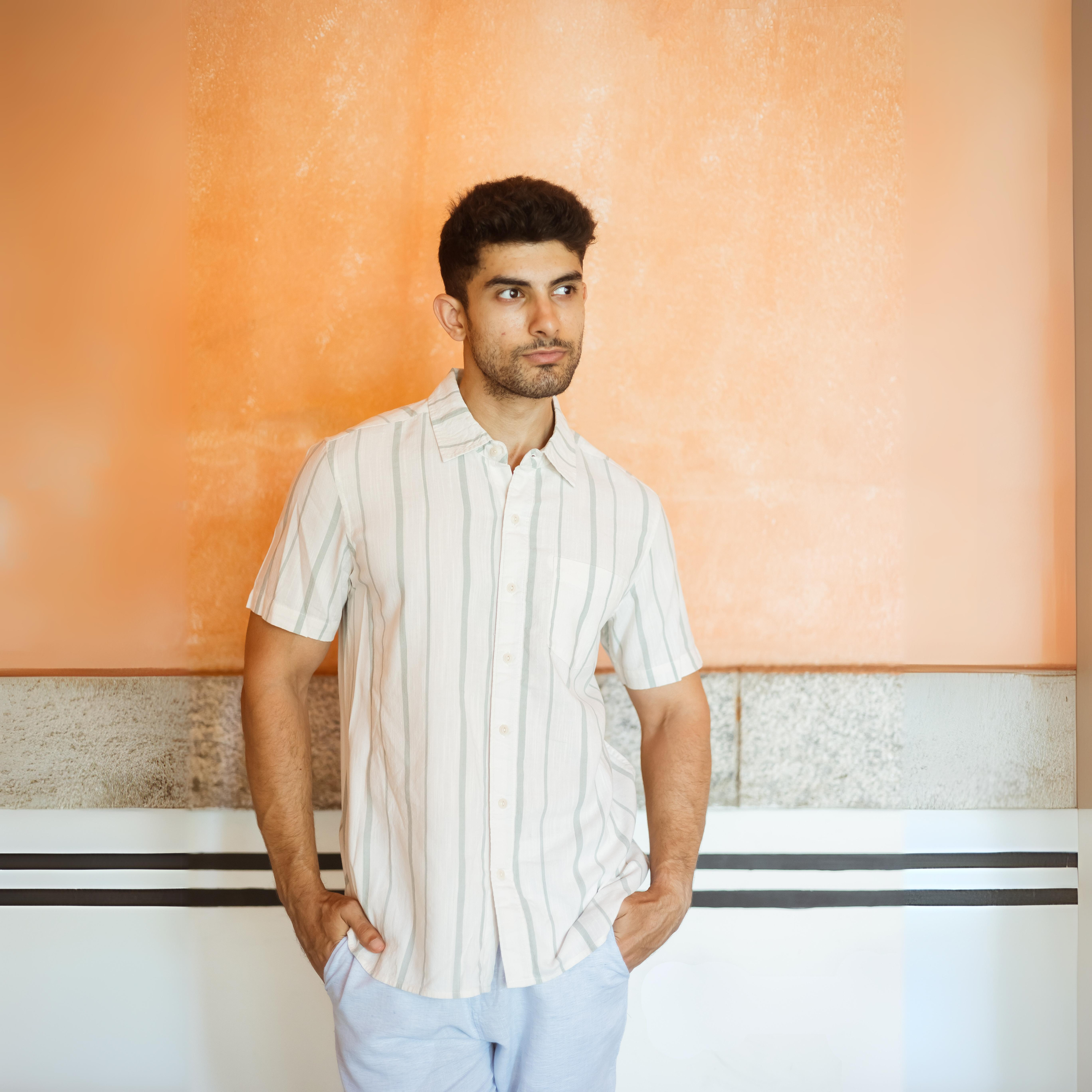 Mint Striped Shirt