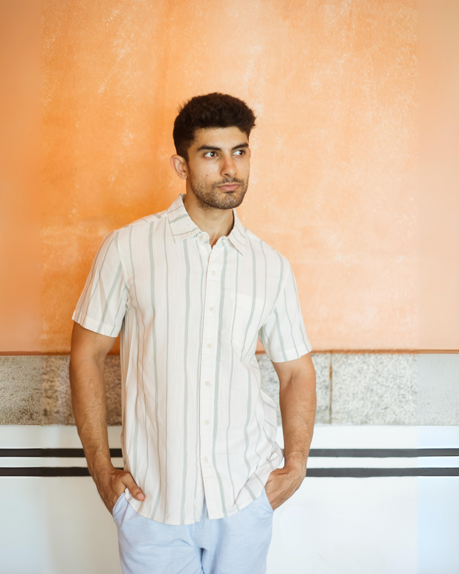 Mint Striped Shirt