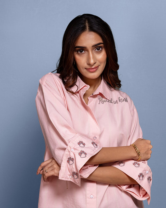 Etched Embroidered Shirt