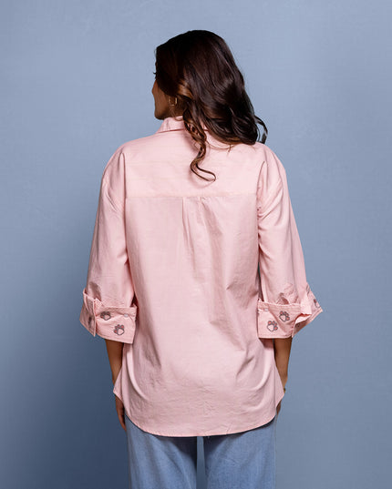 Etched Embroidered Shirt