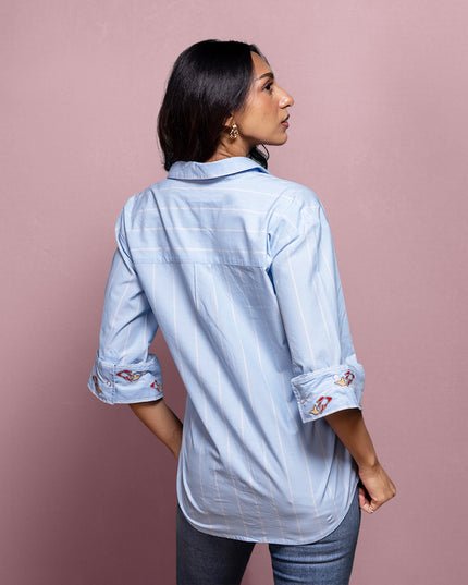 Etched Embroidered Shirt