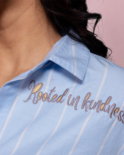 Etched Embroidered Shirt