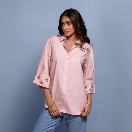 Etched Embroidered Shirt