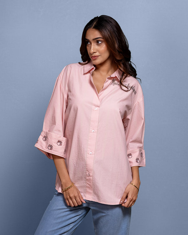 Etched Embroidered Shirt