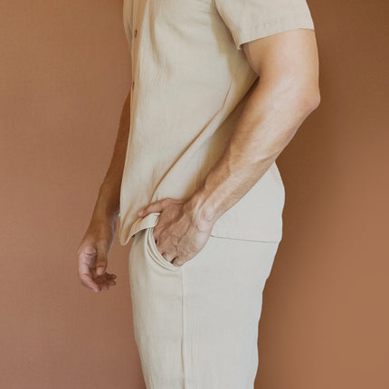 Latte Crinkle Co-ord