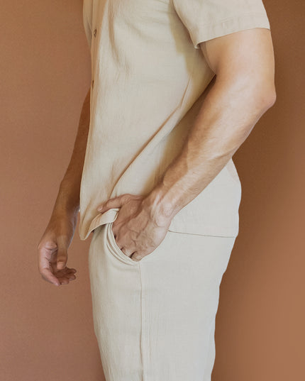 Latte Crinkle Co-ord