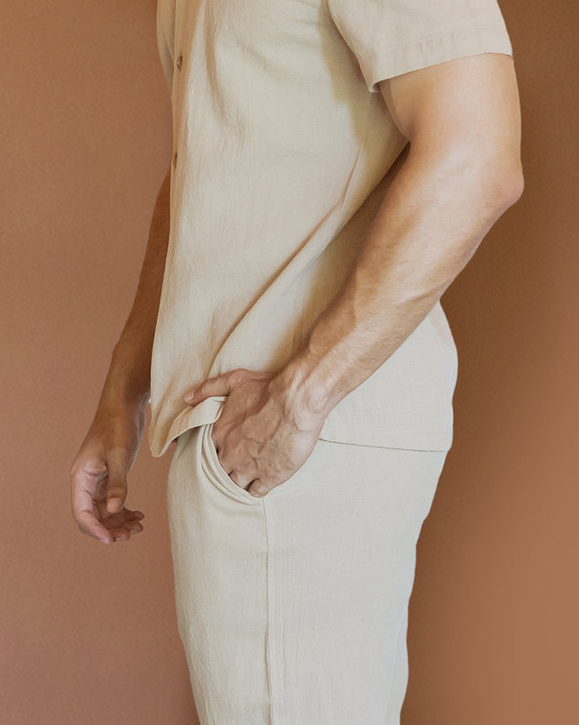 Latte Crinkle Co-ord