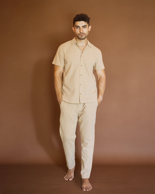 Latte Crinkle Co-ord