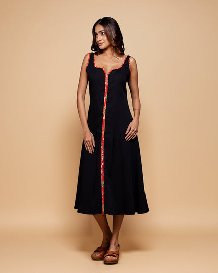 Peony Zipper Dress