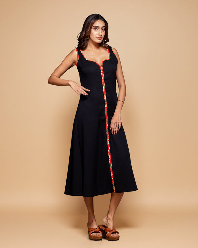 Peony Zipper Dress
