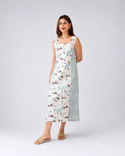 Baby Blue Patch Dress