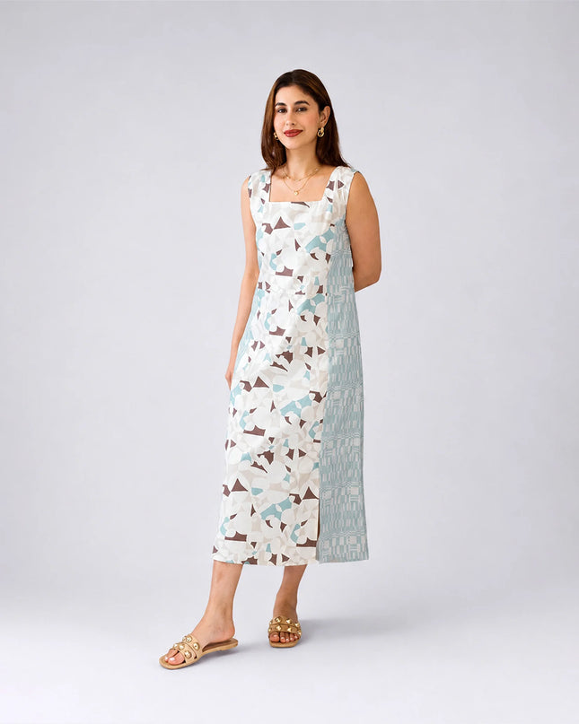 Baby Blue Patch Dress