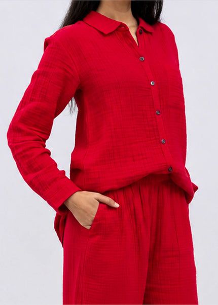 Soft Crimson Shirt