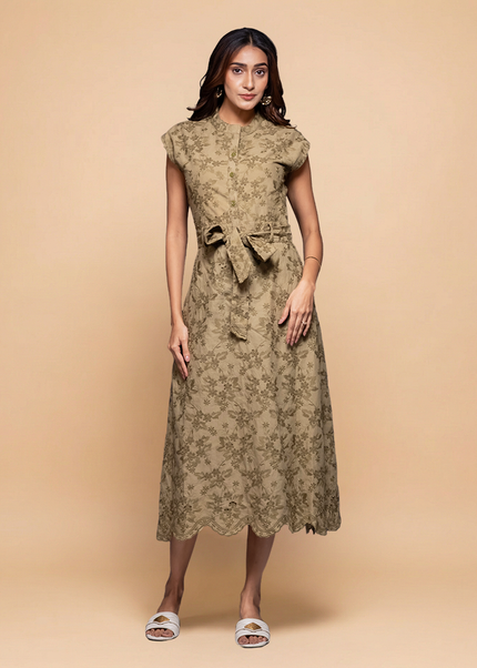 Fern Back-Cut Dress