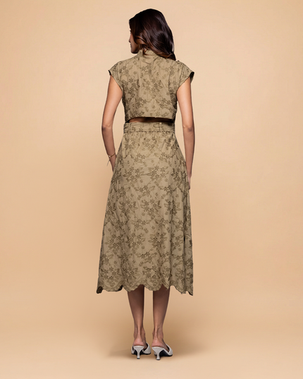Fern Back-Cut Dress