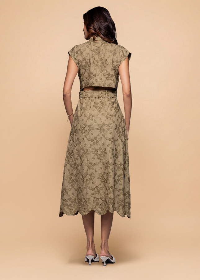 Fern Back-Cut Dress