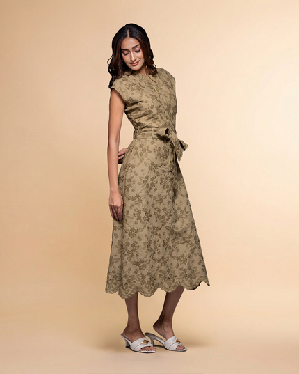 Fern Back-Cut Dress