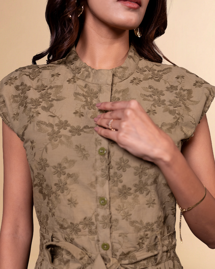 Fern Back-Cut Dress