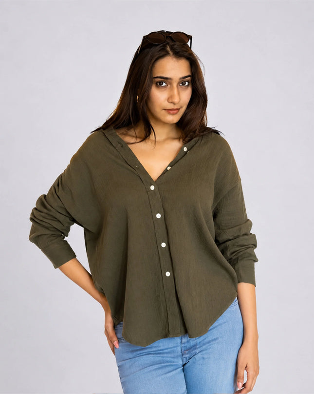 Seaweed Oversized Shirt