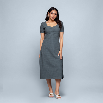 Ripple Ruched Dress