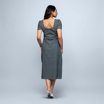 Ripple Ruched Dress