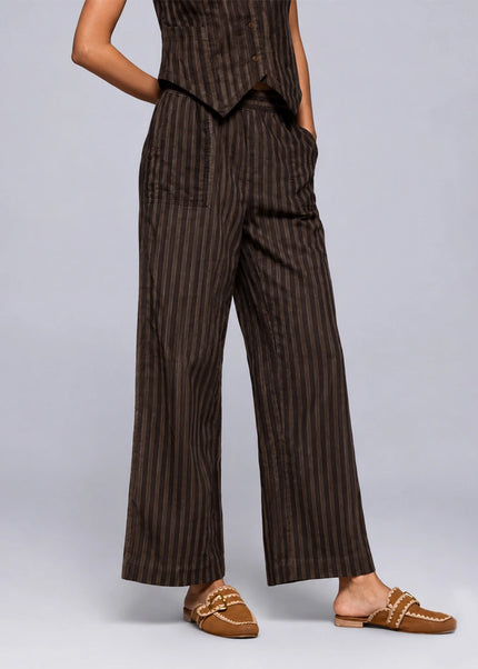 Olive Corduroy Vest Pant